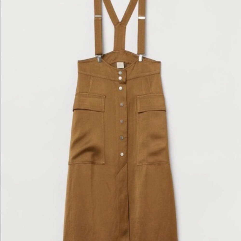 Calf-length Suspender Skirt